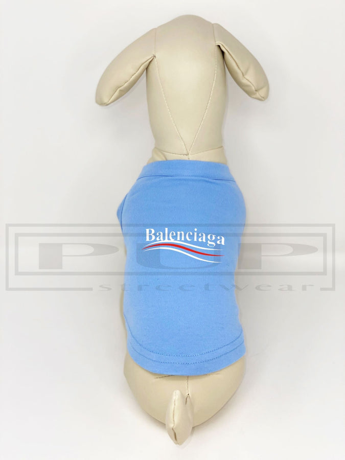 Pawlenciaga Bernie White Lettering Sleeveless Shirt (avail in other colours) - PStreetwear