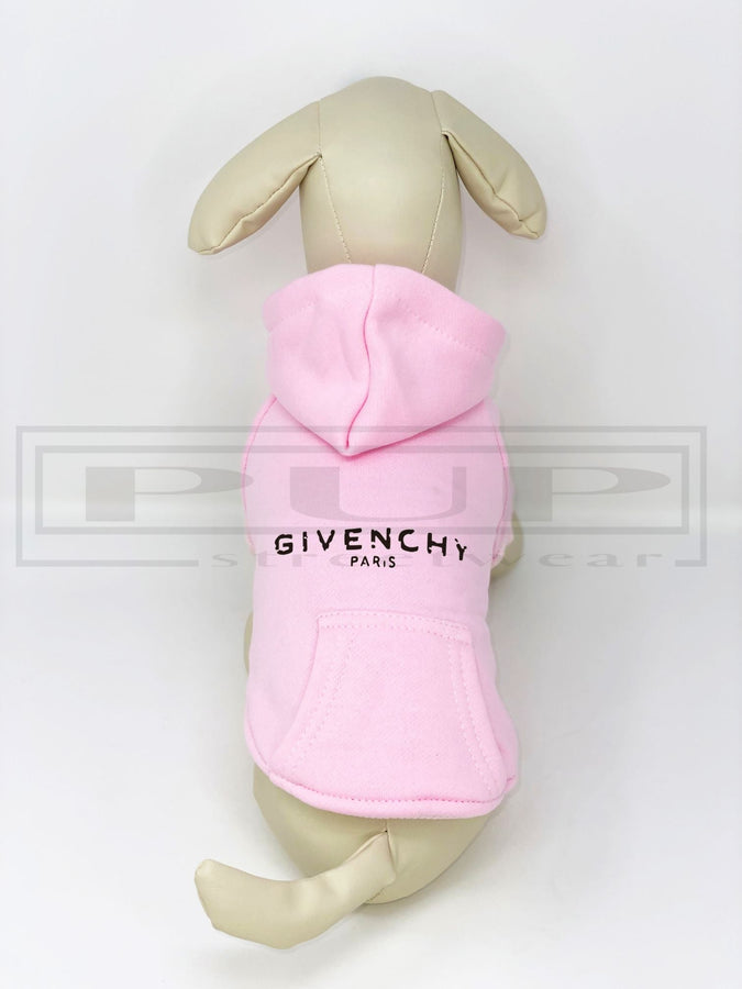 Givenchew Grunge Black Lettering Button Up Pocket Hoodie (avail in other colours) - PStreetwear
