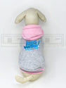 Ellie Holla Back 2 Colour Button Up Pocket Hoodie (avail in other colours)