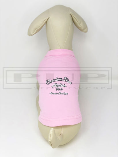 Dioorggy Montaigne Sleeveless Shirt (avail in other colours) - PStreetwear