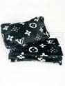 Ellie Black Cotton Fleece Pillow and Blanket - PStreetwear