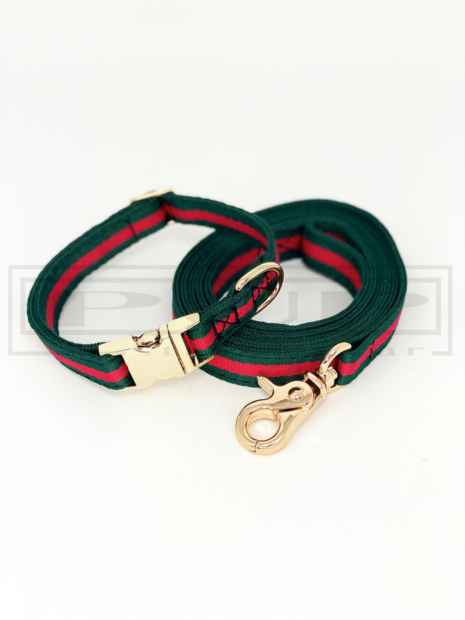 Pucci Classic Collar and Leash (free engraving) - PStreetwear