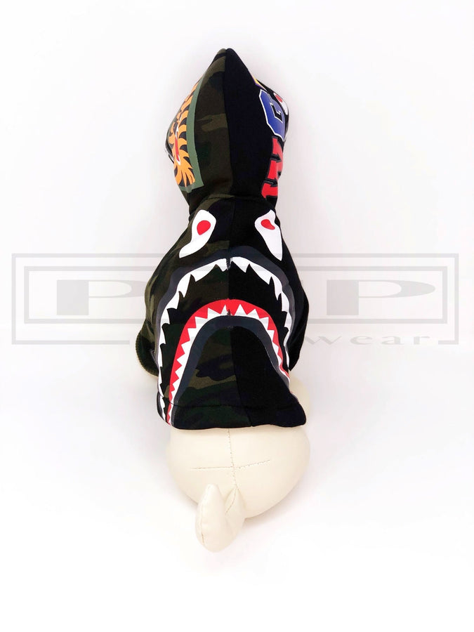 Baaper Split Face Shark Hoodie - PStreetwear