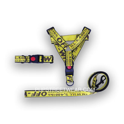 Arff White Leash, Collar, and Body Harness (4 colours avail) - PStreetwear