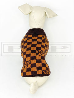 Ellie Damier Knit Sweater - PStreetwear