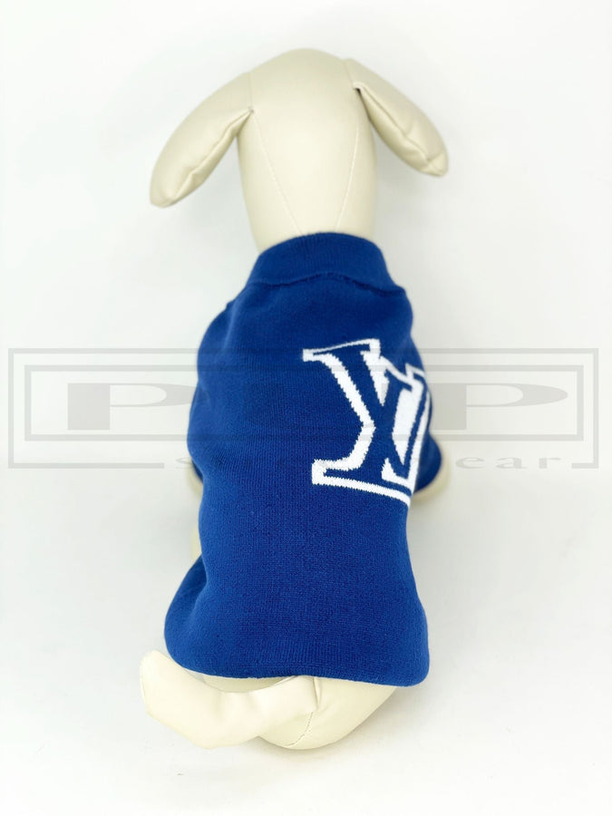 Ellie Initials Blue Sweater - PStreetwear