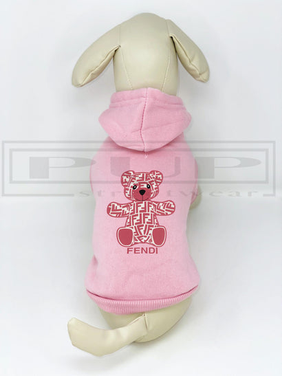 Frenzi Pink Bear Hoodie (avail in other colours)