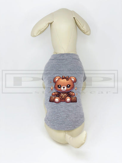 Ellie Shopping Bear Sleeveless Shirt (avail in other colours)