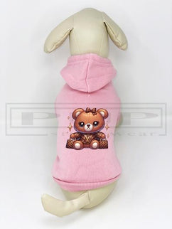 Ellie Shopping Bear Hoodie (avail in other colours)
