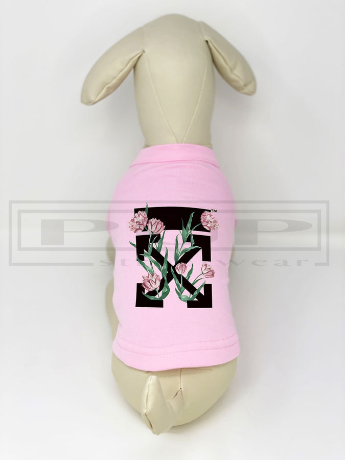 Arff White Flower Sleeveless Shirt (avail in other colours) - PStreetwear