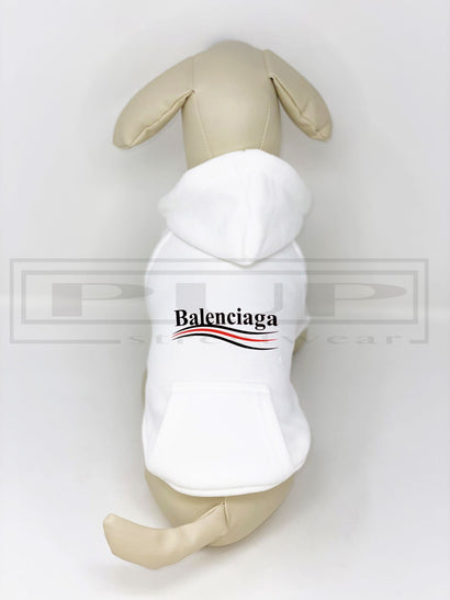 Pawlenciaga Black Lettering Button Up Pocket Hoodie (avail in other colours) - PStreetwear