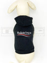 Pawlenciaga Bernie White Lettering Button Pocket Hoodie (avail in other colours)