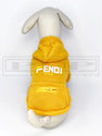 Frenzi Roma White Lettering Zippered Pocket Hoodie (avail in other colours)